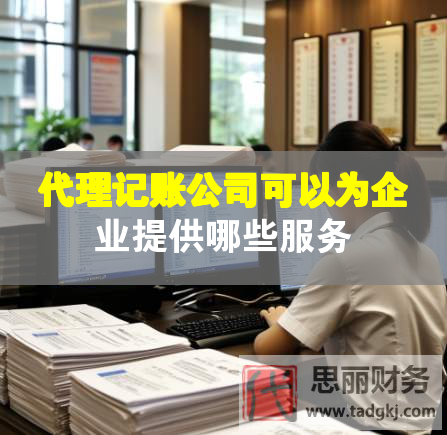 代理記賬公司可以為企業(yè)提供哪些服務(wù)