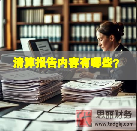 清算報告內容有哪些？