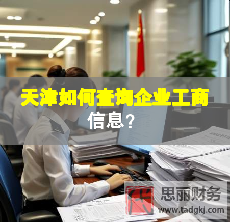 天津如何查詢(xún)企業(yè)工商信息？