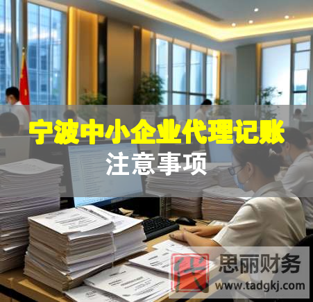 寧波中小企業(yè)代理記賬注意事項(xiàng)